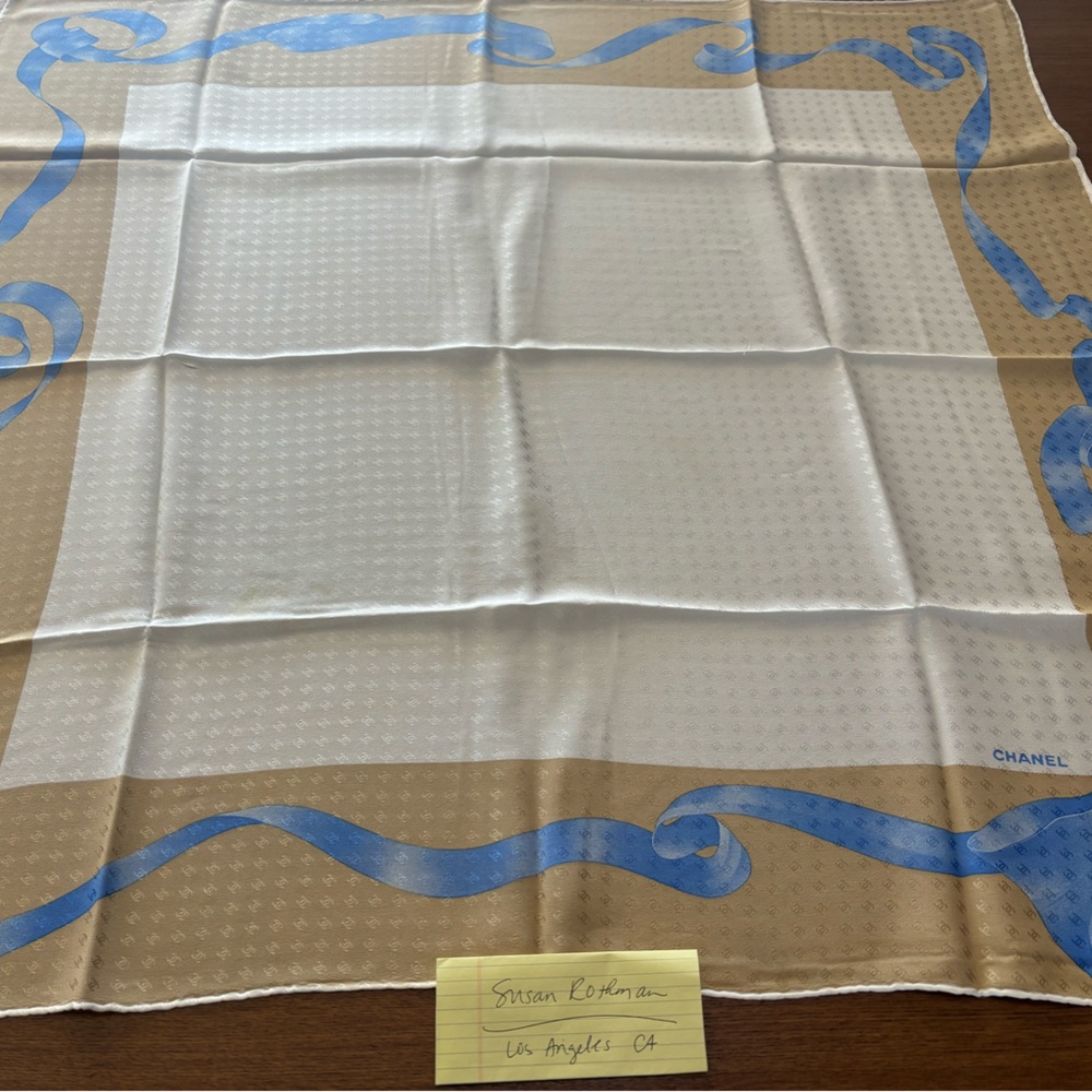 Vintage Chanel Scarf 100% silk